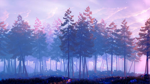 Aesthetic Pine Forest Live Wallpaper