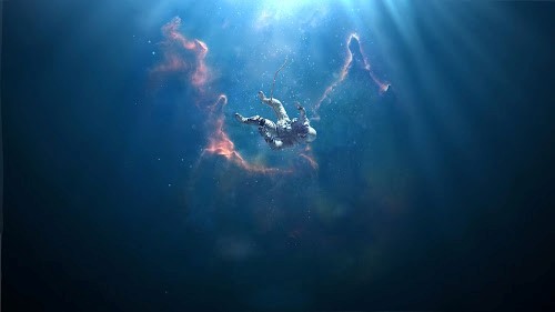 Astronaut Drowning Live Wallpaper