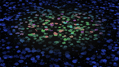 Cosmic Lilies Live Wallpaper