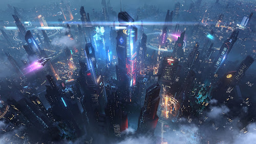 Cyberpunk Future City Live Wallpaper