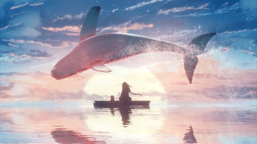 Dawn Whales Live Wallpaper