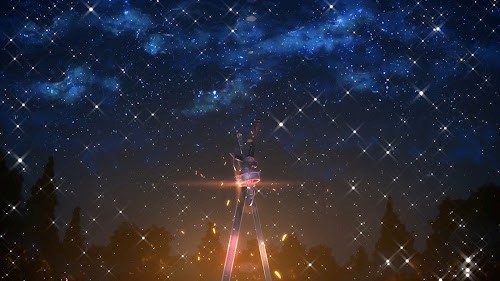 Double Swords & Starry Sky - Sword Art Online Live Wallpaper