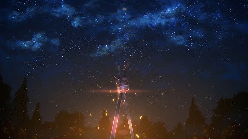 Double Swords & Starry Sky Live Wallpaper
