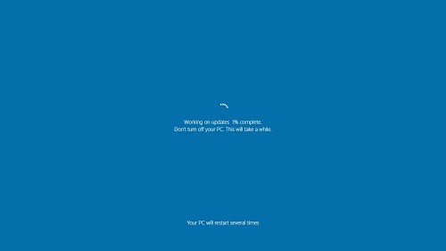 Fake Windows 10 Update Live Wallpaper