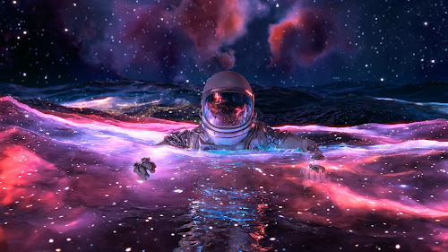 Floating In Space Live Wallpaper