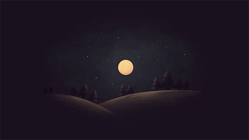 Full Moon Night Live Wallpaper