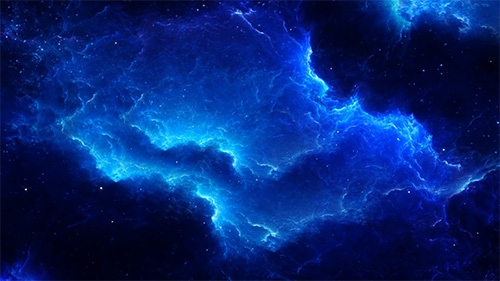 Galaxy Magic Blue Live Wallpaper