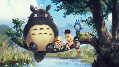 Go Fishing - My Neighbor Totoro Live Wallpaper