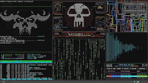 Hacker Matrix Bits Live Wallpaper