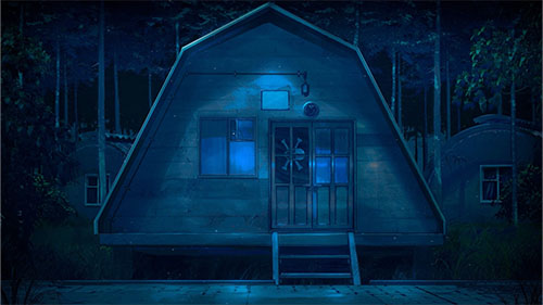 House Camp Night Live Wallpaper