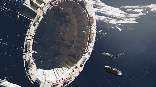 Industrial Space Station Live Wallpaper