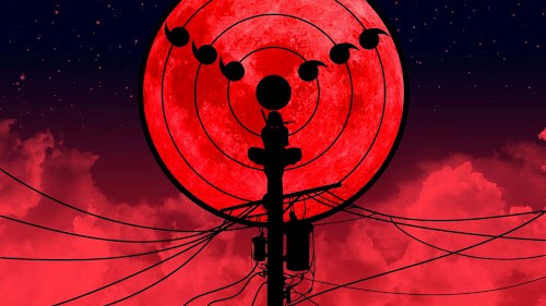 Itachi - Blood Moon Live Wallpaper