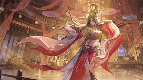 Legends of the Three Kingdoms – Diao Chan Dances Live Wallpaper
