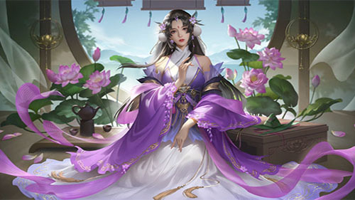 Legends of the Three Kingdoms - Lotus Symbol Yang Huiyu Live Wallpaper