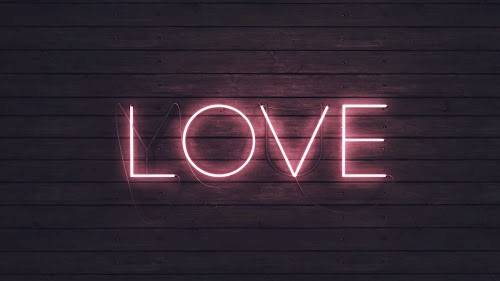 Love You Neon Live Wallpaper