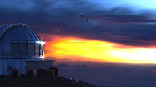Mauna Kea Observatory Hawaii Live Wallpaper