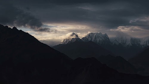 Mountain Sunset - Hunza Valley Live Wallpaper