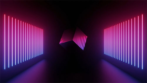 Neon Cube Live Wallpaper