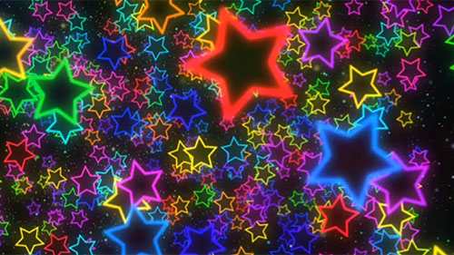 Neon Stars Live Wallpaper