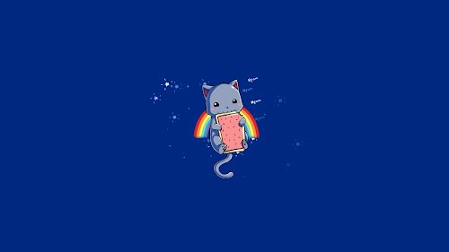 Nyan Cat Eat Live Wallpaper