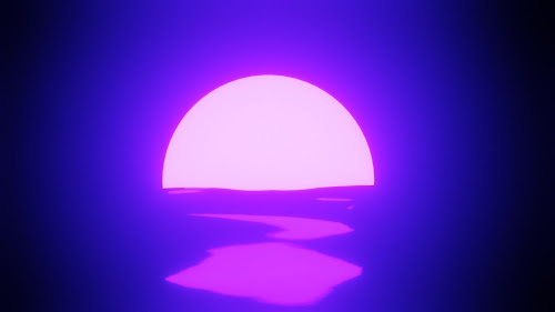 Purple Sunset Live Wallpaper