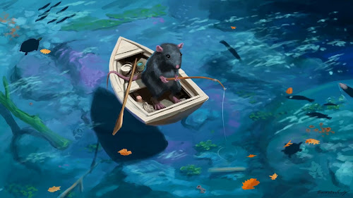 Rat Fishing Live Wallpaper