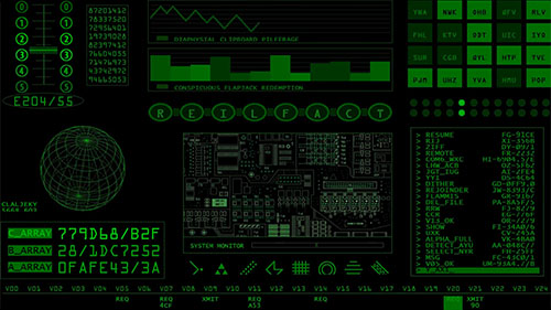 Retro Sci-Fi Green Live Wallpaper