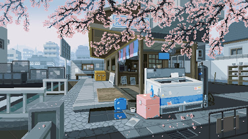 Small Corner Of Cherry Blossoms Live Wallpaper