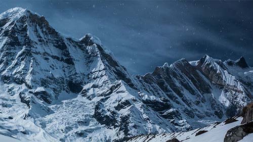 Snowy Mountain Peaks  Live Wallpaper