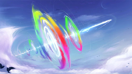 Sonic Rainbow Boom Live Wallpaper