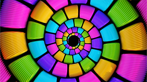 Spiral Rainbow Live Wallpaper