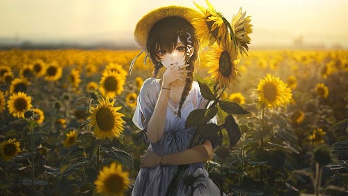 Sunflower Field Live Wallpaper