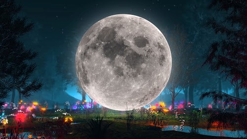 To The Moon Live Wallpaper