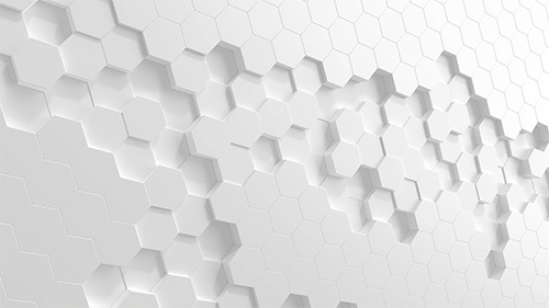 White Hexagons Live Wallpaper
