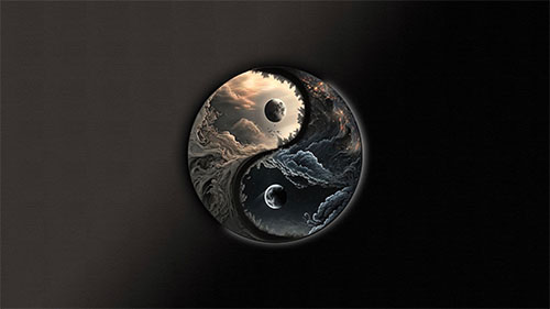 Yin-Yang & Moon Live Wallpaper