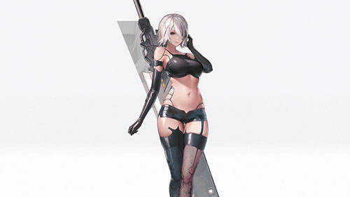 NieR:Automata A2 Underwear – Goddess of Victory: Nikke Live Wallpaper
