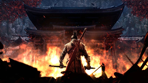 Sea Fire Collapsed - Sekiro: Shadows Die Twice Live Wallpaper