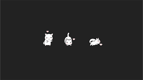 Cute Cats Pixel Art - Web Wallpaper