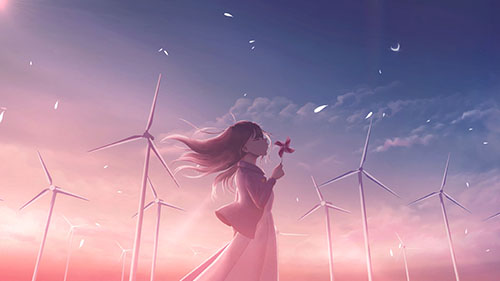 Windmill & Pinwheel Live Wallpaper